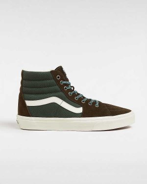 Green Men Vans Colour Theory Sk8-Hi Skate Shoes Canada | VN1340869