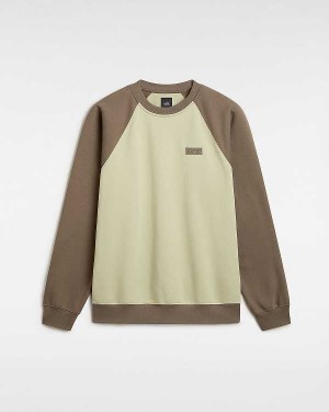 Green Men Vans Core Basic Raglan T Shirts Canada | VN5790186