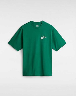 Green Men Vans Dettori Loose Fit T Shirts Canada | VN8592607
