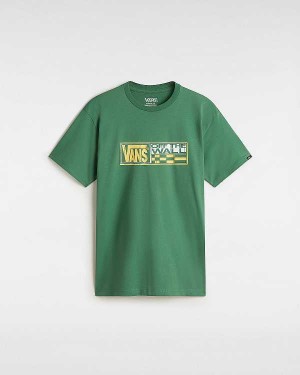 Green Men Vans Hi Stretch T Shirts Canada | VN6253971