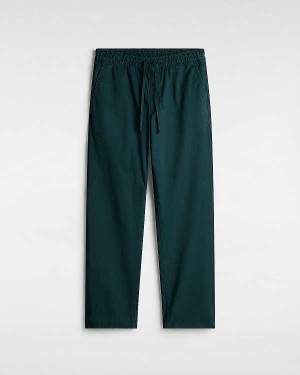 Green Men Vans Range Relaxed Elastic Pants Canada | VN5069472