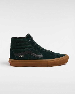 Green Men Vans Sk8-Hi Skate Shoes Canada | VN4029761