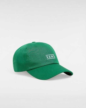 Green Unisex Vans Half Box Curved Bill Jockey Hats Canada | VN5901642