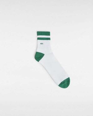 Green Unisex Vans Half Crew (1 Pair) Socks Canada | VN6148570
