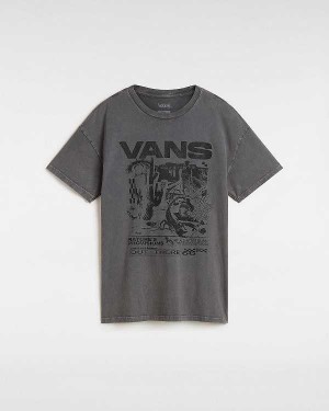 Green Women Vans Out There Oversized T Shirts Canada | VN4789561