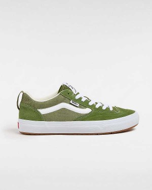 Green / White Men Vans Lizzie Low Skate Shoes Canada | VN7089453