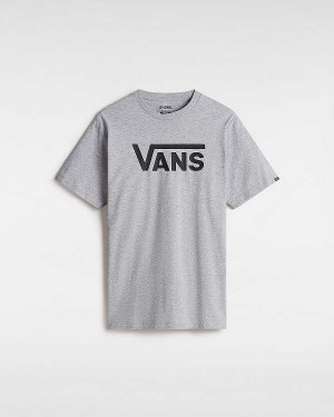 Grey Men Vans Classic T Shirts Canada | VN7235401