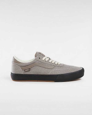 Grey Men Vans Gilbert Crockett Herringbone Skate Shoes Canada | VN2157643