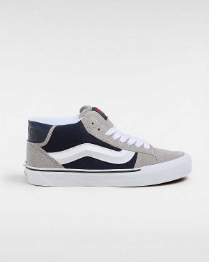 Grey Men Vans Knu Mid Sneakers Canada | VN5094132