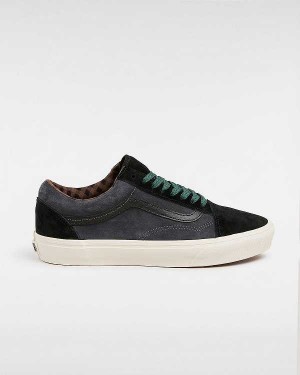 Grey Women Vans Old Skool Pig Suede Sneakers Canada | VN1578249