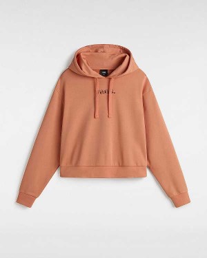 Orange Women Vans Essential Relaxed Fit Hoodie Canada | VN0913745