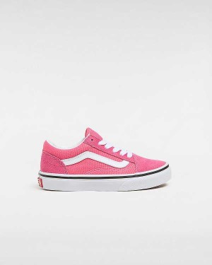 Pink Kids' Vans Old Skool (4-8 Years) Sneakers Canada | VN9620157