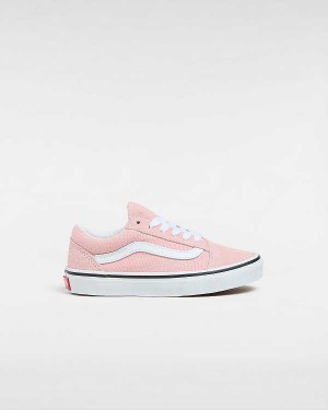 Pink Kids' Vans Old Skool (4-8 Years) Sneakers Canada | VN4692751