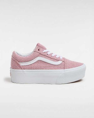 Pink Women Vans Old Skool Platform Shoes Canada | VN2048951