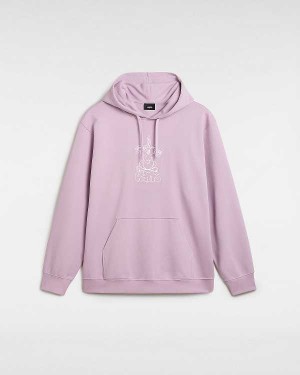Purple Women Vans Crazy Eddy 66 Loose Hoodie Canada | VN3498075