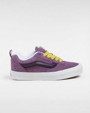 Purple Women Vans Knu Skool Sneakers Canada | VN1248976