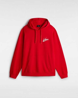 Red Men Vans Dettori Loose Hoodie Canada | VN7125903