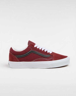 Red Women Vans Old Skool Sneakers Canada | VN3564701