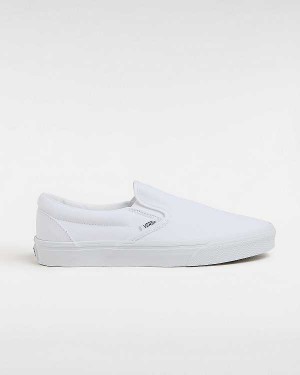 White Men Vans Classic Slip On Shoes Canada | VN8021537