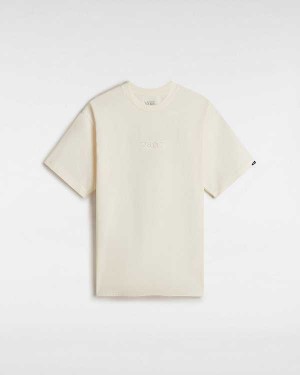 White Men Vans Essential Loose T Shirts Canada | VN3658470