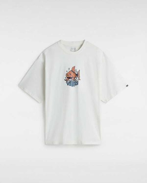 White Men Vans Goldfish T Shirts Canada | VN2419637