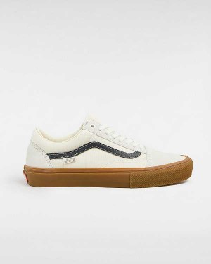 White Men Vans Old Skool Skate Shoes Canada | VN9126074