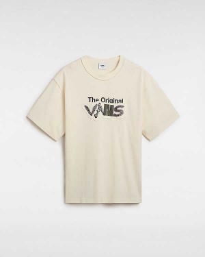 White Men Vans Premium Clash Short Sleeve T Shirts Canada | VN1792834