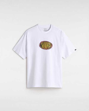 White Men Vans Scribblex T Shirts Canada | VN3687920