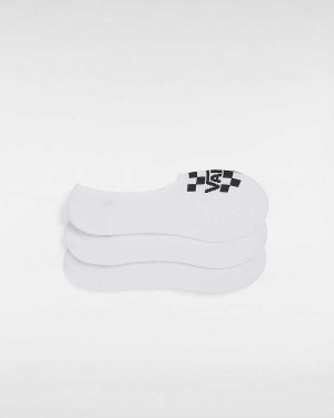 White Unisex Vans Classic Canoodle (3 Pairs) Socks Canada | VN5082146