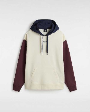 White Women Vans Colorblock Hoodie Canada | VN3645721