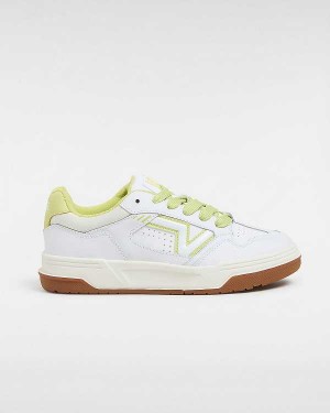 White Women Vans Upland Vintage Leather Sneakers Canada | VN5098471
