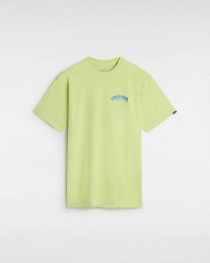 Yellow Men Vans True Waves T Shirts Canada | VN5496087