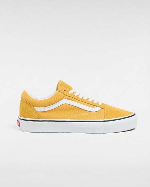 Yellow Women Vans Color Theory Old Skool Sneakers Canada | VN3584792