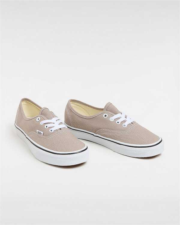 Beige Men Vans Authentic Sneakers Canada | VN0576831