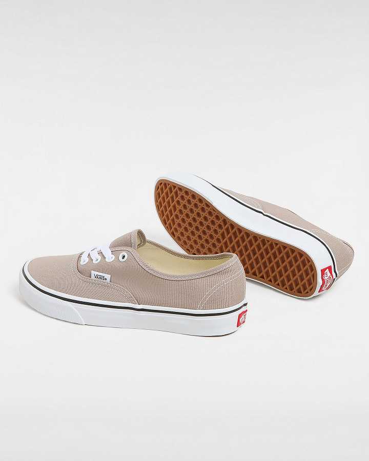 Beige Men Vans Authentic Sneakers Canada | VN0576831