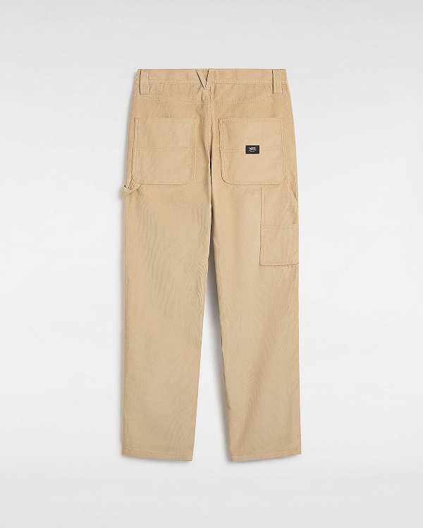 Beige Men Vans Drill Chore Carpenter Relaxed Pants Canada | VN6312045