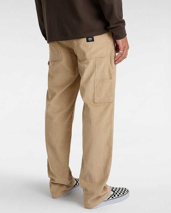 Beige Men Vans Drill Chore Carpenter Relaxed Pants Canada | VN6312045
