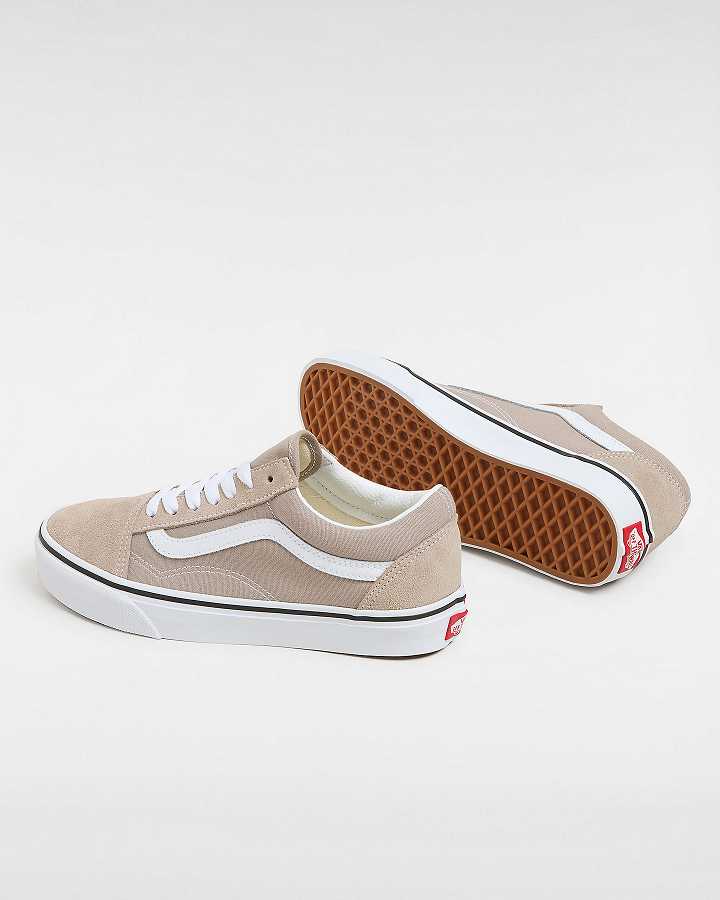 Beige Men Vans Old Skool Sneakers Canada | VN9062481