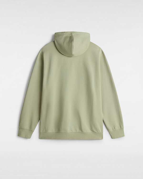 Beige Men Vans Reggie Loose Hoodie Canada | VN1962045