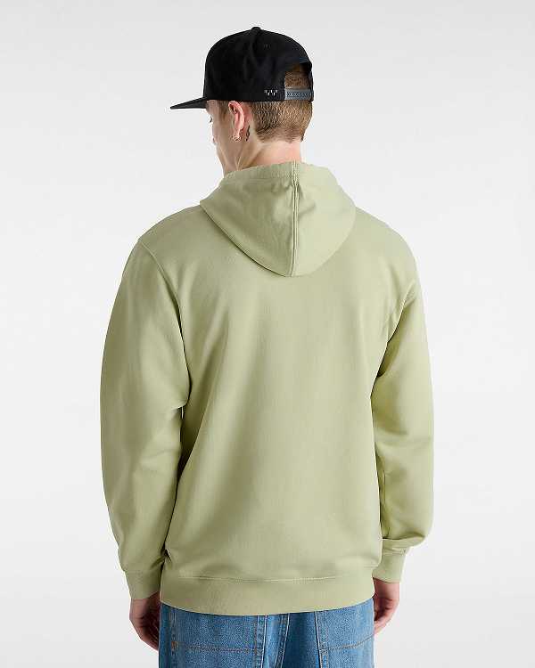 Beige Men Vans Reggie Loose Hoodie Canada | VN1962045