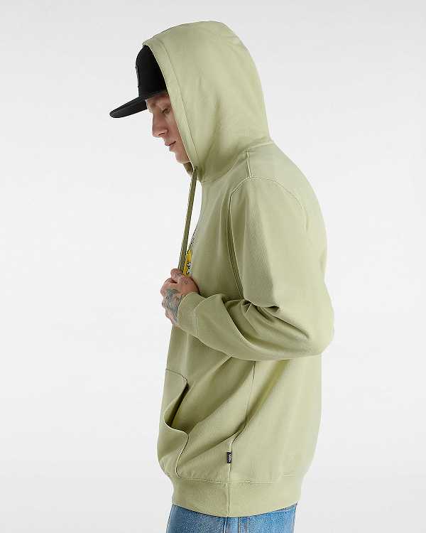 Beige Men Vans Reggie Loose Hoodie Canada | VN1962045