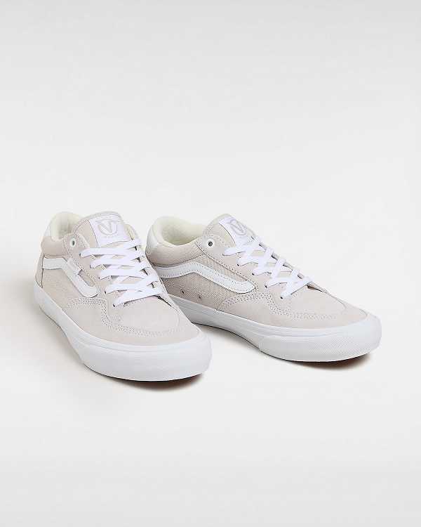 Beige Men Vans Rowan Skate Shoes Canada | VN9715843