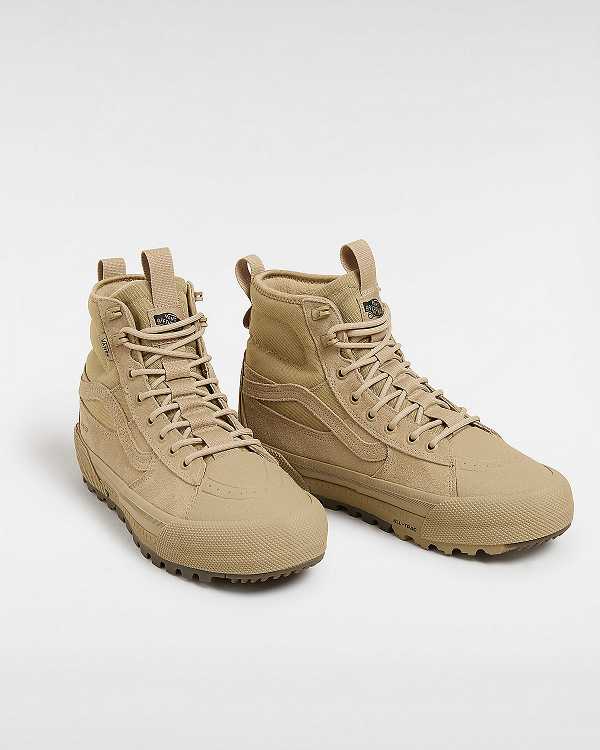Beige Men Vans Sk8-Hi Gore-tex Shoes Canada | VN2076451