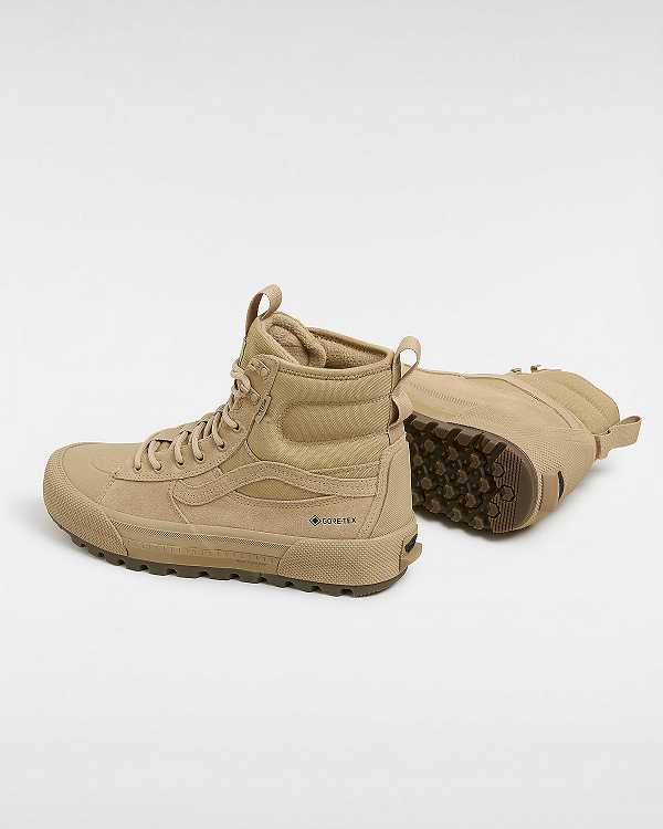 Beige Men Vans Sk8-Hi Gore-tex Shoes Canada | VN2076451