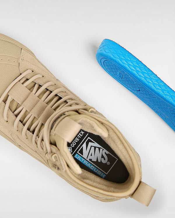 Beige Men Vans Sk8-Hi Gore-tex Shoes Canada | VN2076451