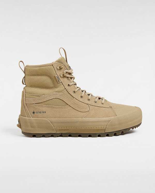 Beige Men Vans Sk8-Hi Gore-tex Shoes Canada | VN2076451