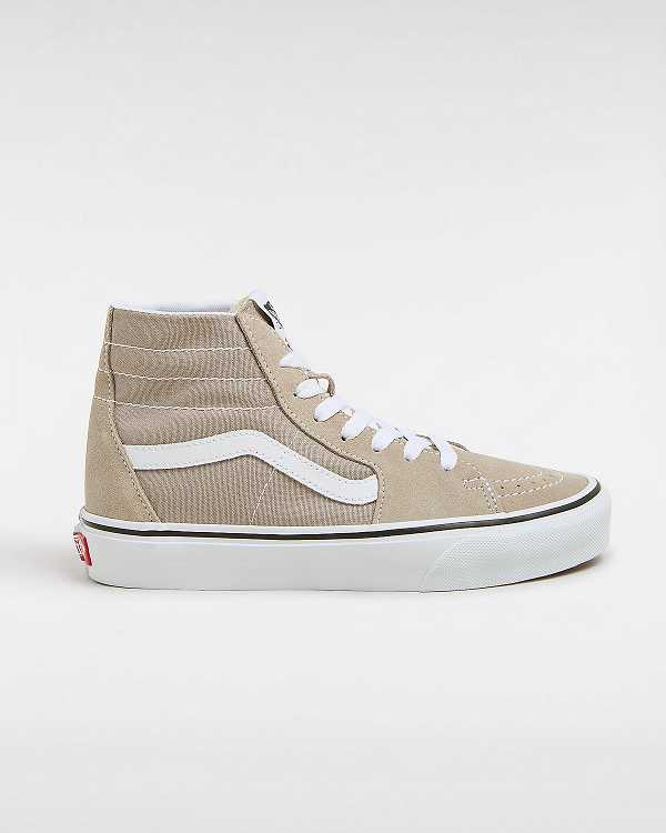 Beige Men Vans Sk8-Hi Tapered Sneakers Canada | VN7503169
