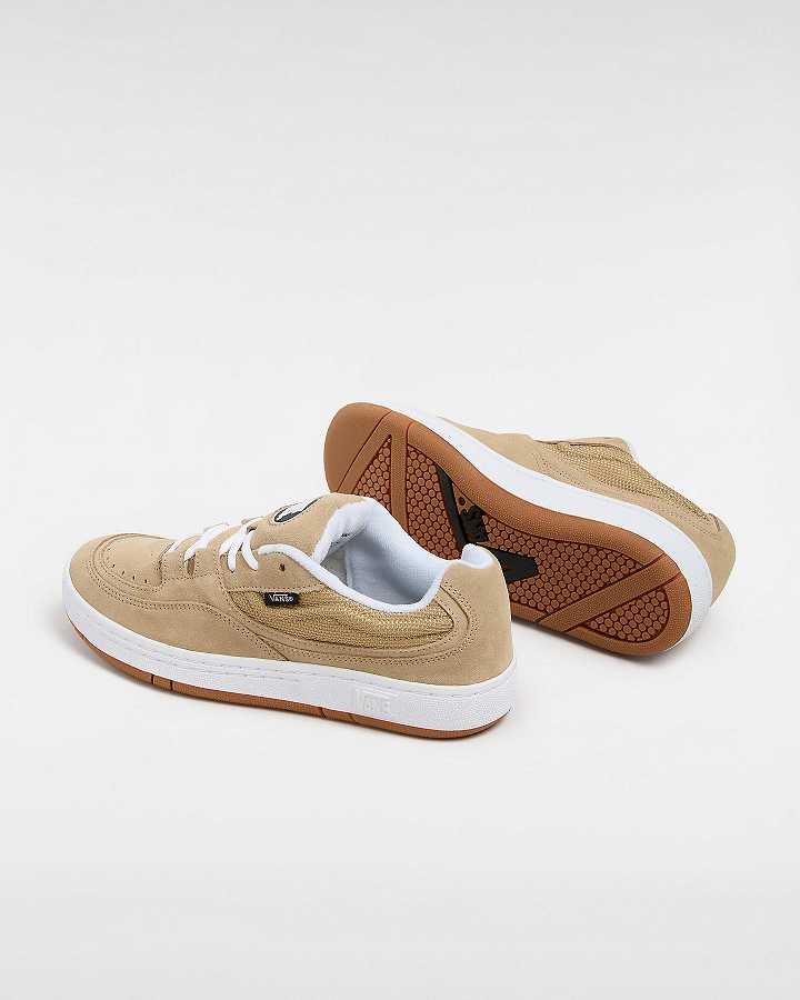 Beige Men Vans Speed LS Skate Shoes Canada | VN7402869
