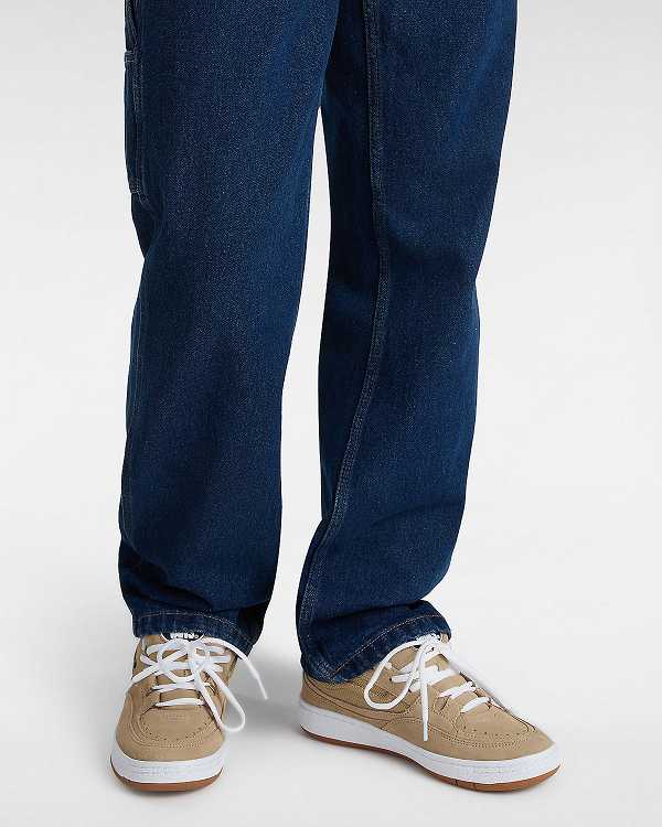 Beige Men Vans Speed LS Skate Shoes Canada | VN7402869