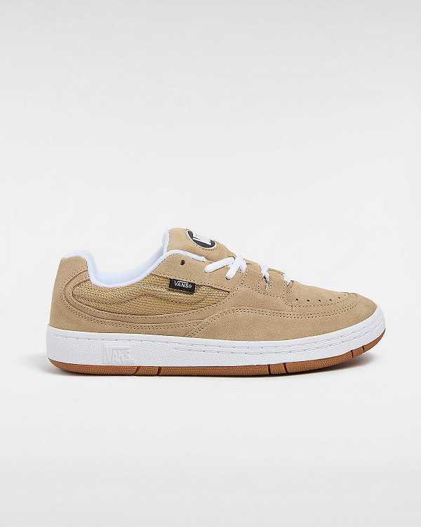 Beige Men Vans Speed LS Skate Shoes Canada | VN7402869